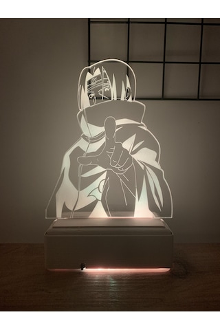 Naruto Itachi 16 Renk Gece Lambası