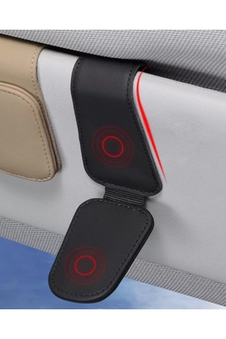 Niandahoome Araç İçin Güneşlik Kıskağı Mengeneli Gözlük Askısı 176042722 Siyah