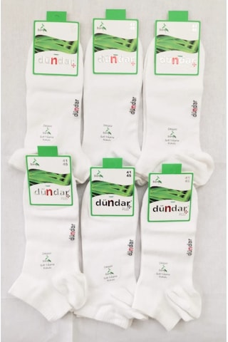 Plus 4605 Erkek Bambu Patik Çorap 6 Adet Beyaz 10 Plus 4605 Erkek Bambu Patik Çorap 6 Adet Beyaz 10
