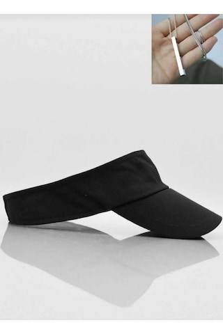 Shopiolog 2 Li Kombin Unisex Uv Koruyucu Vizör Kasket Siperlik Tenis Şapka