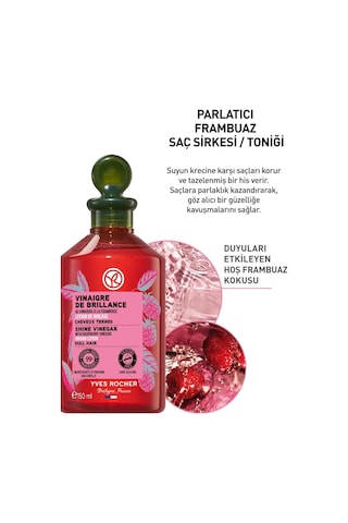 Yves Rocher Parlatıcı Brillance Frambuaz Saç Sirkesi Toniği 150 ML