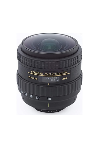 Tokina AT-X 10-17 MM F/3.5-4.5 DX NH Fisheye (Nikon) Uyumlu Lens