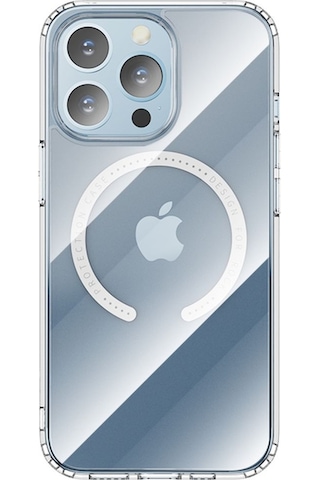 Rock Apple Uyumlu iPhone 13 Pro Kılıf Pure Serisi Magsafe Silikon - Şeffaf Şeffaf