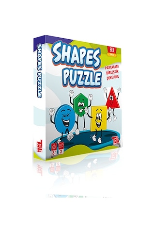 Toli Games Shapes Puzzle Parça Birleştirme Zeka Oyunu.