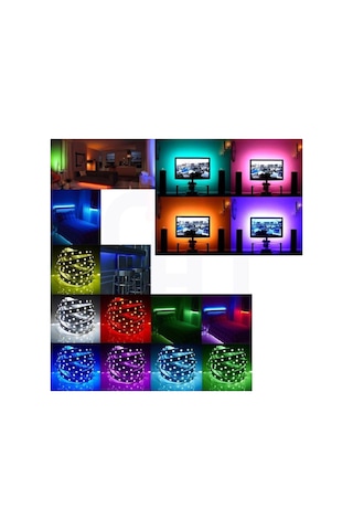 Rgb Kumandalı Led Şerit Seti 4.5mt