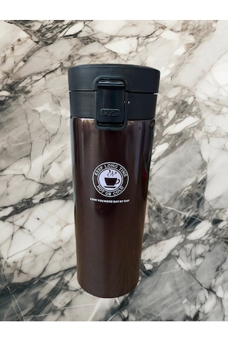 Arow Süper Trend Çift Katmanlı Termos - 500 Ml - D-281-kahverengi