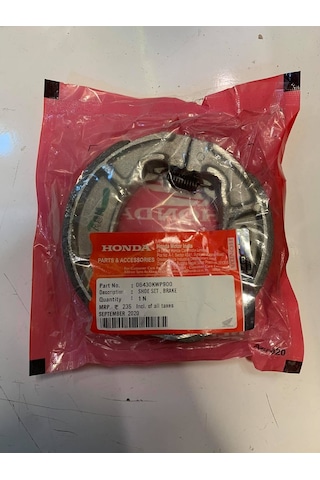 Honda Arka Fren Balatası Pcx Cbf150 Spacy Fızy Ace Actıva (469933283)