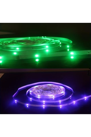 24 Tuşlu Led Şerit Işıklar, Rgb 5050 Lamba Uzaktan Kumandalı Usb 5 V Yatak Odası Dekorasyon Müzik Noel Oda Ev Dekor Için Işıklar Bluetooth-3m