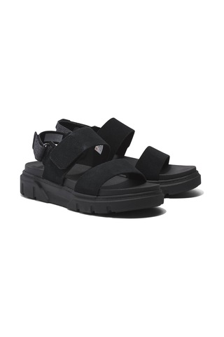 Timberland Backstrap Sandal Tb0A61N4Ek41-Black Suede Siyah