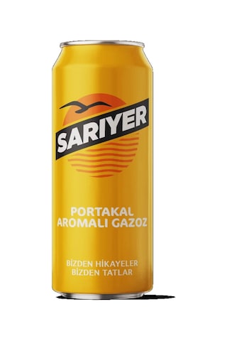 Sarıyer Portakal Aromalı Gazoz 330 Ml X 24 Adet