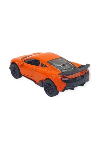 Çek Bırak Araba Metal - 3661c- Turuncu Turuncu