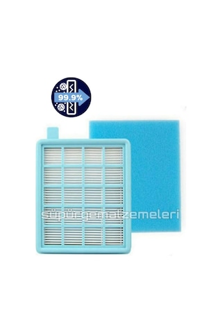 Philips Uyumlu Fc 8371 - Fc 8058 Hepa Filtre Seti 2Li