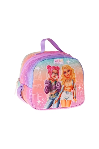Wow Generation Star Desenli Pembe - Mor Renkli Kız Çocuk Isı Yalıtımlı Okul Beslenme Çantası - W6035
