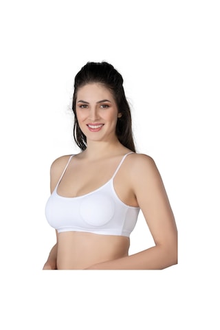 Beyaz Mı Emay 1425 Modal Cotton Pedli Büstiyer Beyaz