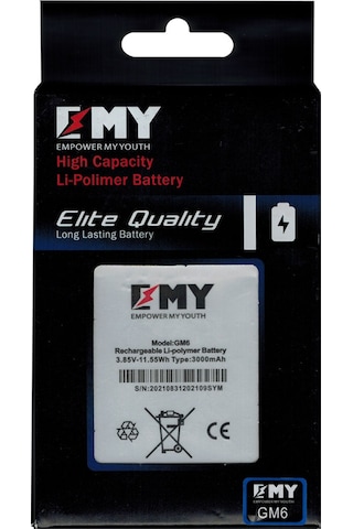 General Mobile Gm6 Uyumlu Emy Batarya