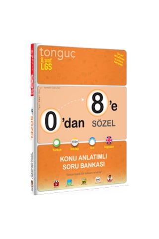 Tonguç 8. Sınıf Lgs 0 Dan 8 E Hazırlık Seti Tüm Dersler
