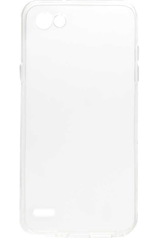 LG Uyumlu Q6 Kılıf Zore Süper Silikon Kapak Renksiz