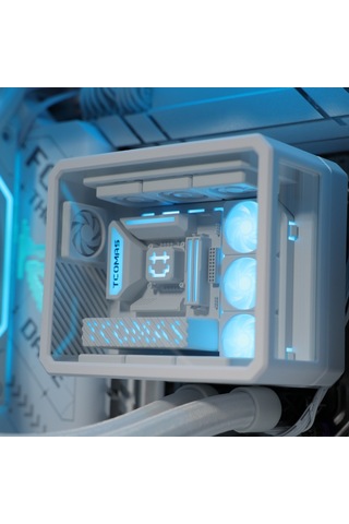 Tcomas Cube 360mm Am5/lga1851 Uyumlu Beyaz Sıvı Soğutucu Azaz3tcmas0004