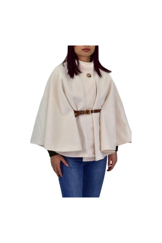 Enisse Kadın Panço Hırka Bgl-st04243 Krem