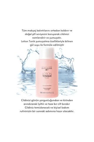 Byphasse Gül Özlü Canlandırıcı Tonik 500 ML