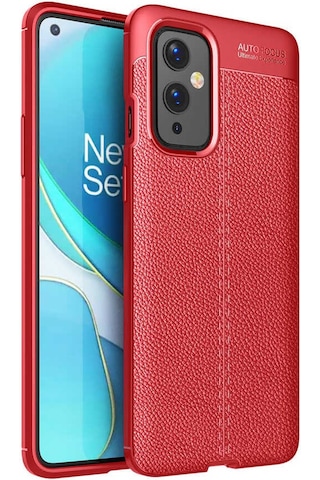 Goocamp One Plus 9 Kılıf Niss Silikon Kapak - Siyah Siyah