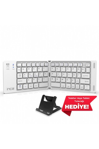 Ibk-580bt Katlanabilir Bluetooth Klavye Sessiz 67 Tuş Mini Taşınabilir Apple Uyumlu iOS /android/windows