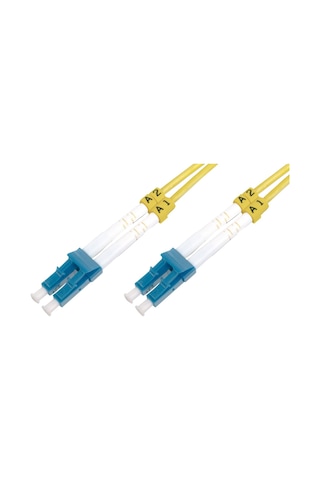 Beek Lc-lc Fiber Optik Patch Kablo, Os 2 9/125 Singlemode, 3.0mm, Lszh, 1 Metre-18791