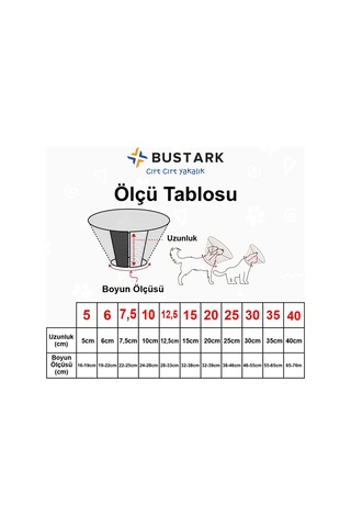 Bustark Cırt Cırtllı Elizabeth Yakalık Dikişli - 12,5cm