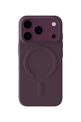 Apple iPhone 18 Pro Max Uyumlu Kılıf M-safe Şarj Özellikli Amazingthing Minimal Air Serisi Kapak Mor