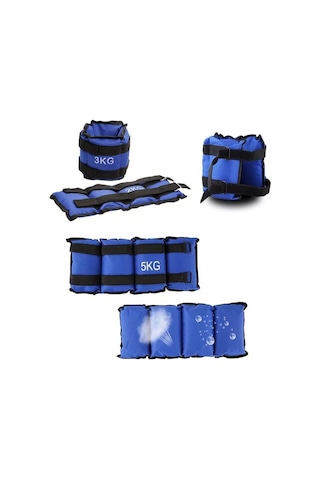 El Ayak Ağırlığı Kum Torbası 1 KG Mavi