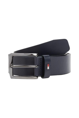 Tommy Hilfiger Erkek Lacivert Deri Kemer-6077 Lacivert