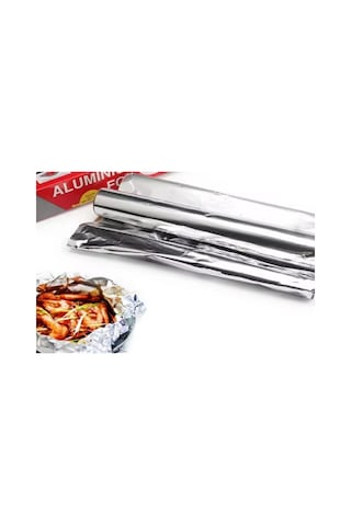 Alüminyum Folyo Gıdaya Uygun 45 Cm Genişlik 50 Cm Uzunluk Rulo Mutfak Folyo, Gıda Saklama & Pişirm