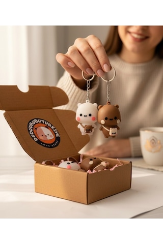 Dudu Ve Bubu Bel Çantalı Set Figür Anahtarlık