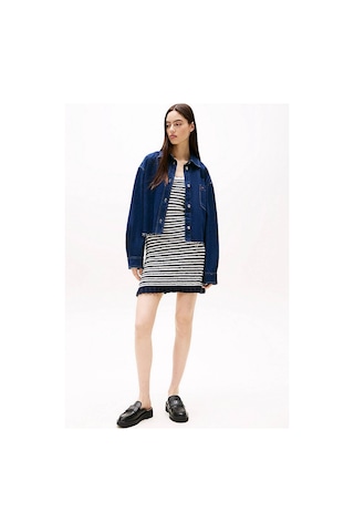 Tommy Jeans Kadın Gömlek-dw0dw20567 Denim Blue Çok Renkli