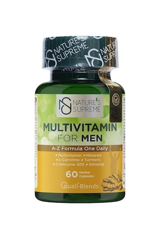 Natures Supreme Multivitamin For Men 60 Kapsül