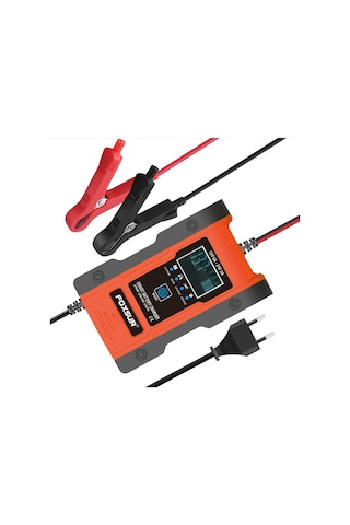 Ranyeek 12v 7a Akıllı Akü Şarj Cihazı - 7 Aşamalı Tamir Ve Bakım - Otomobil, Motosiklet, Jip, Bot İçin - Agm, Gel, Sla Uyumlu - Lcd Ekranlı