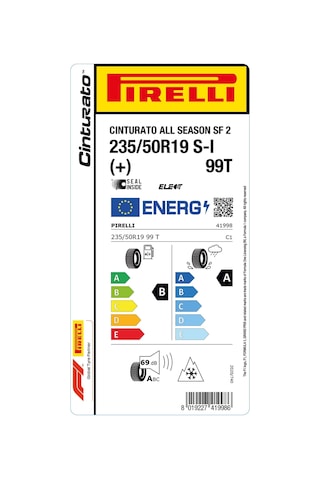Pirelli 235/50 R19 99T Cinturato All Season Sf2 Elect S-I + Dört Mevsim Lastiği 2025