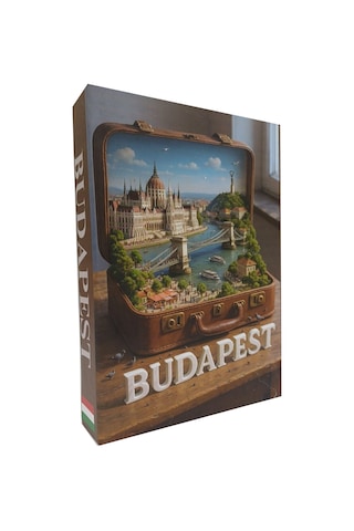 2026 -769 Budapest Dekoratif Kitap Kutusu