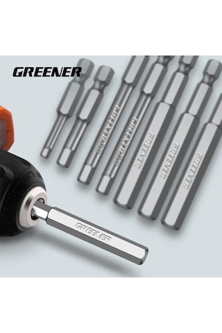 75 H2.5 Yeşil Manyetik Altıgen Tornavida Bit S2 Çelik Hex Shank Tornavida Seti 50mm 75mm 100mm 150mm Uzunluk H1.5-h12 3086