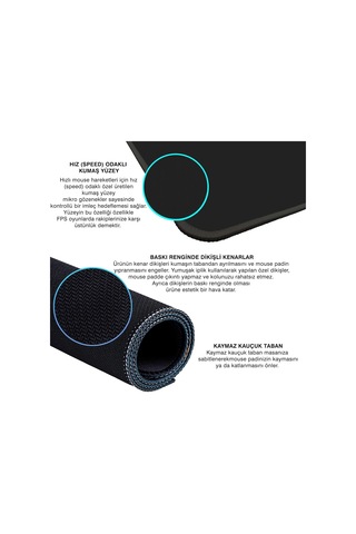 Gaming Mouse Pad 90x40 Mouse Pad Xxl Büyük Oyuncu Ofis Mause Pad Mousepad Black Deer, 90x40 Cm
