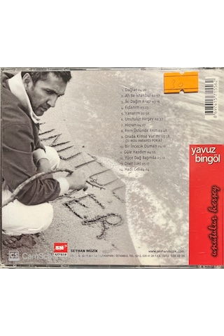 Plak Değildir Cd Dir Cd Yavuz Bingöl Unutulan Herşey Cd