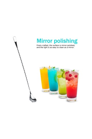 Dofolink 304 Paslanmaz Çelik Uygun Kavrama, Kuru Tutuşlu, Yüksek Kaliteli, Kolay Temizlenir Kahve Ve İçecek Karıştırıcı Kaşık Diğer