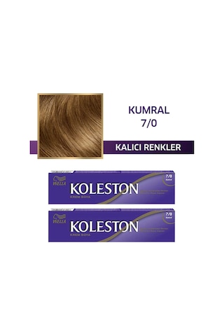Wella Koleston Sıngle Tüp Boya 7/0 Kuraml 2x Paket
