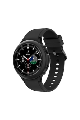 Galaxy Watch 4 Classic 42mm İle Uyumlu Kılıf, Spigen Liquid Air Matte Black