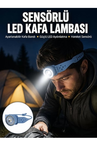 Hepsi Uzun Pil Ömürlü Kamp Ve Dağcılık Kafa Lambası Yeni Nesil Najmaddin ANTRASİT