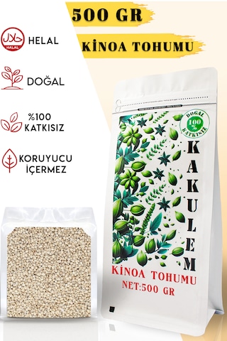 Kakulem Sertifikalı 500 Gr Glutensiz Beyaz Kinoa Tohumu Tane