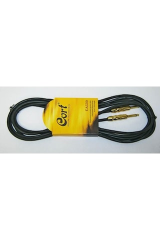 Cort Ca530 Bk Enstrüman Kablosu Gürültüsüz 4,50 Metre