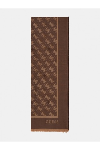 Guess Jakarlı 70x180 Kadın Kahverengi Şal Aw5529vıs03-bro