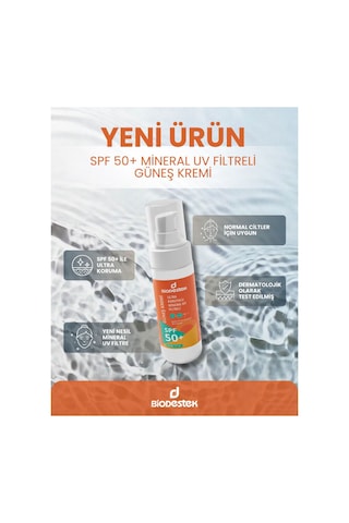 Biodestek Normal Ciltler için Güneş Kremi SPF50 50 ML