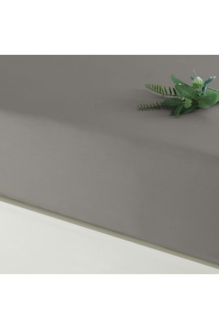 Linens Mix&match Pamuk Saten Queen Size Lastikli Çarşaf Vizon